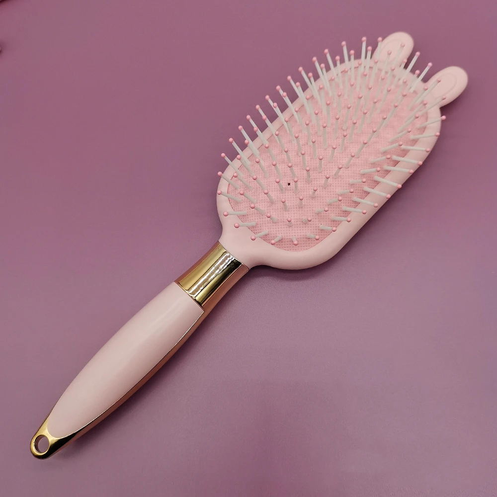 Schönheit Haar Pinsel, Gerade & Glatte Weiche Touch Paddle Pinsel Runde Pinsel und Entwirren Pinsel, große Auf Nassen oder Trockenen Haar Gesundheit – Detail 3