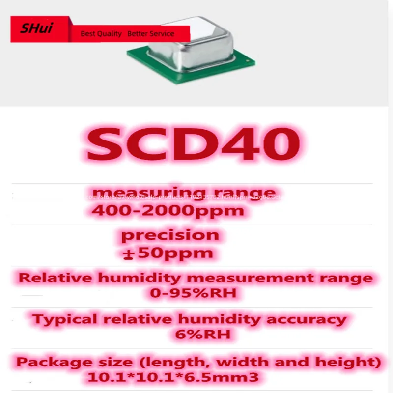 Digital temperature and humidity sensor SHT30/31/35 2.5KS/10KS chip SCD40 module original.