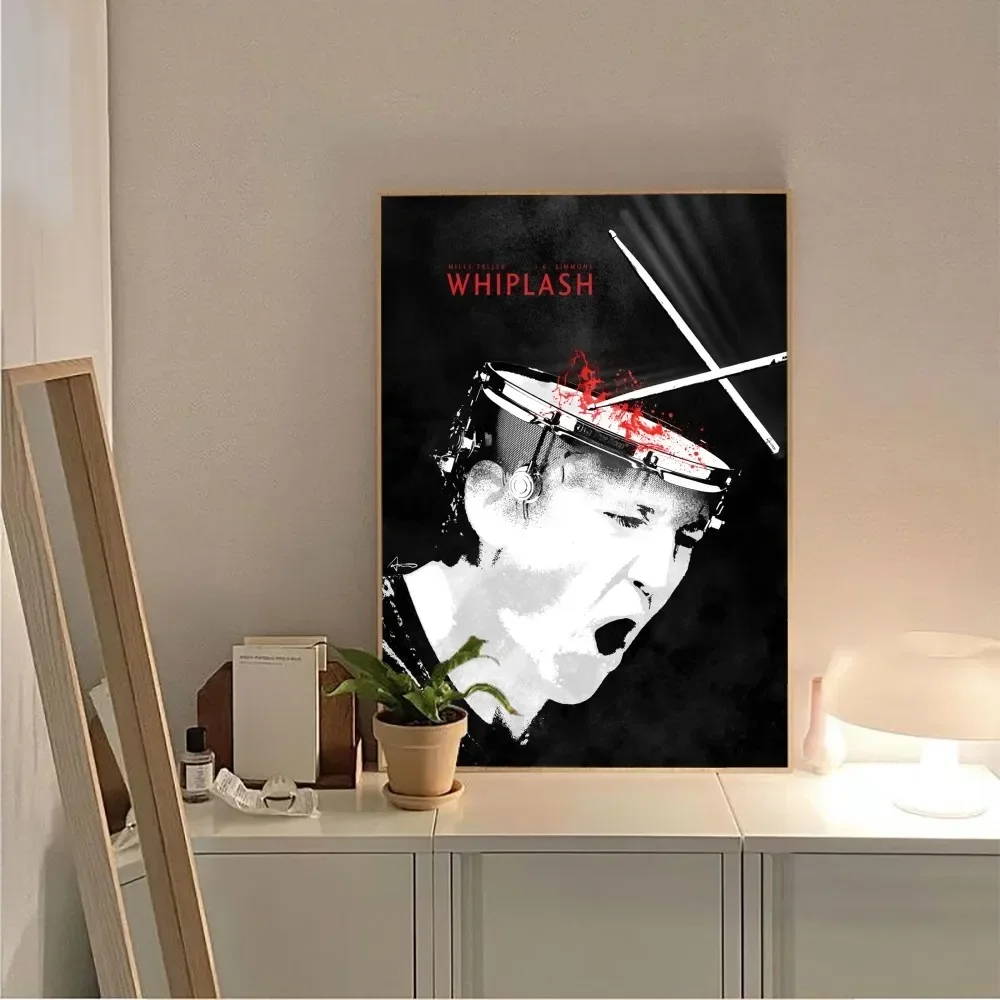 Whiplash Poster No Framed Poster Kraft Club Bar Paper Vintage Poster Wall Art Painting Bedroom Study Stickers