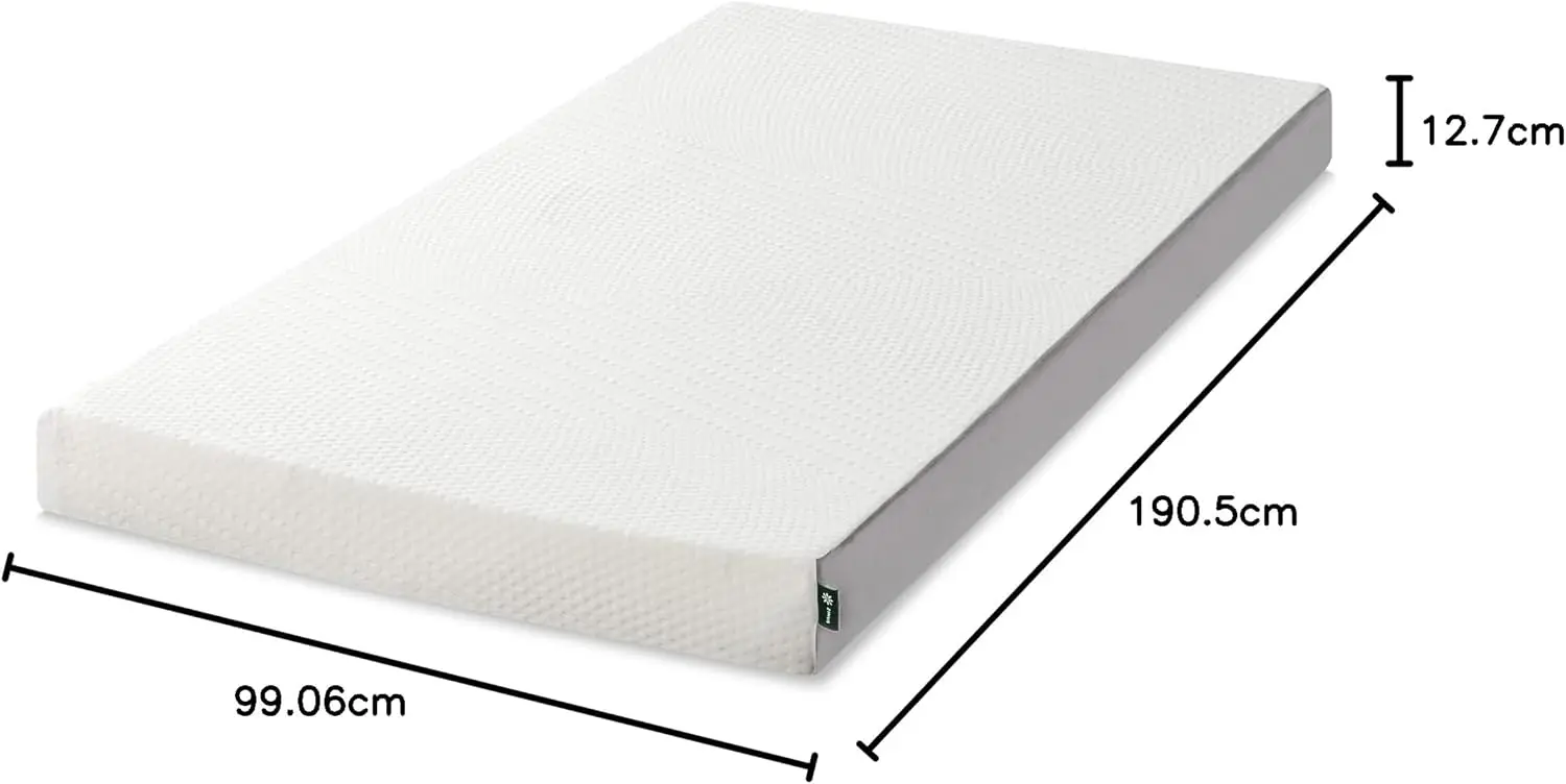 Cooling Essential Memory Foam Mattress, Twin, White