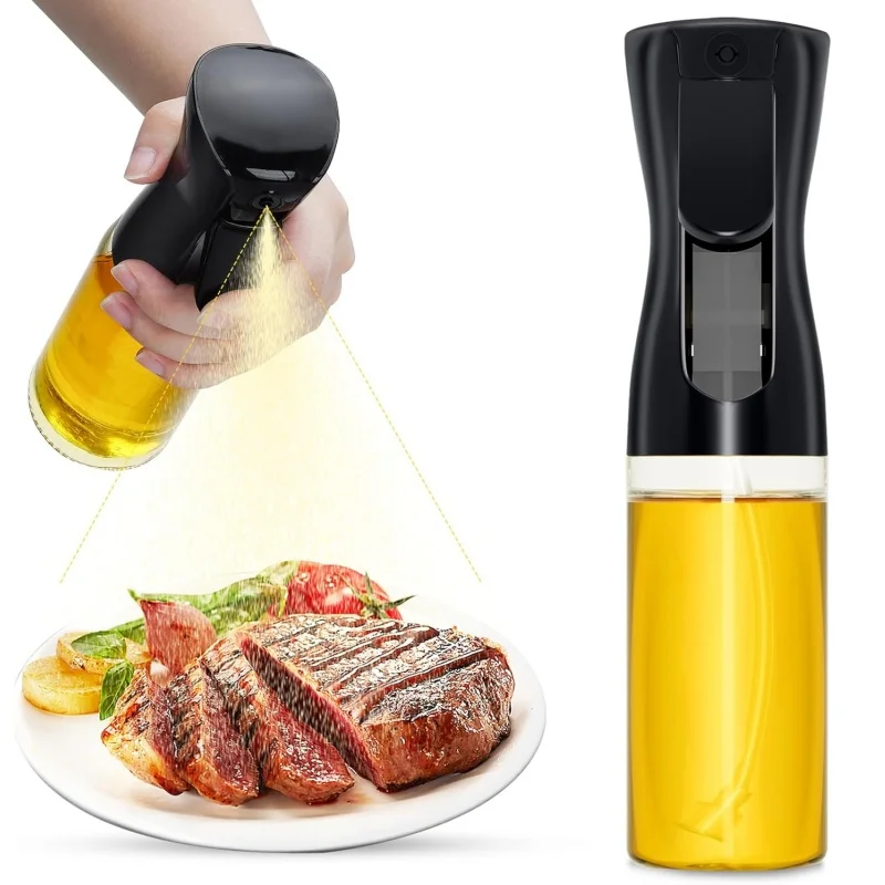 Oil Sprayer For Cooking, New Food Grade Olive Oil Sprayer and Dispenser for Cooking, Air Fryer, Deep Frying, BBQ