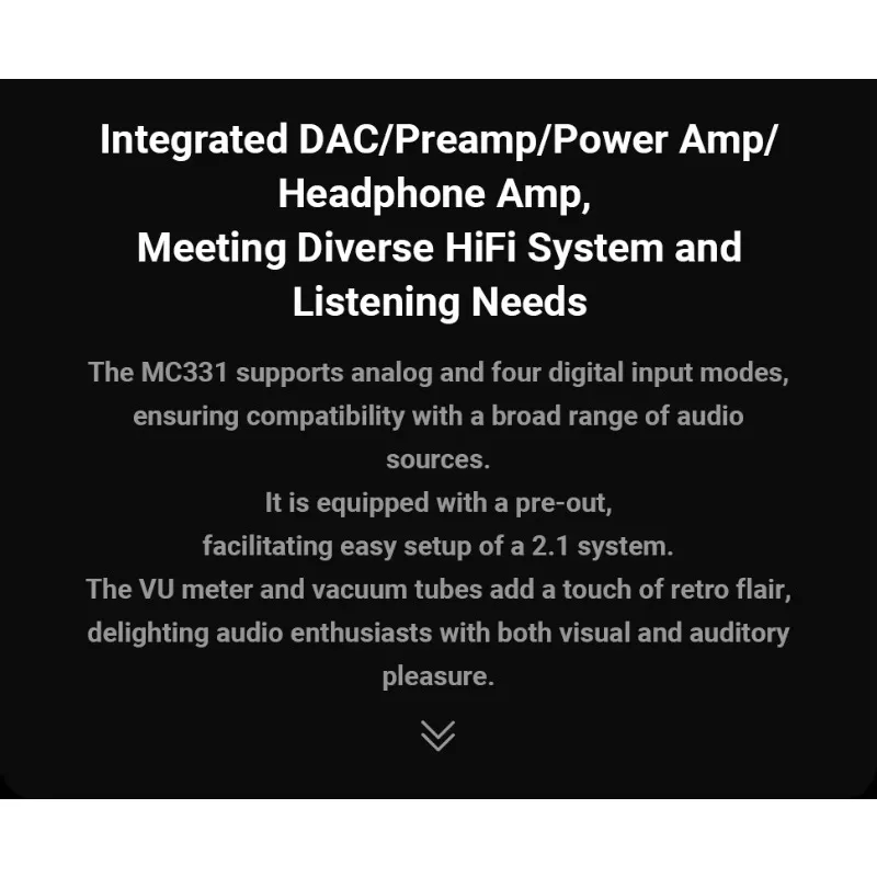 2025 hot sale Fosi Audio MC331 2.0 Channel BT Stereo Integrated Amplifier with DAC, Mini Audio Power Amp for Passive Speaker