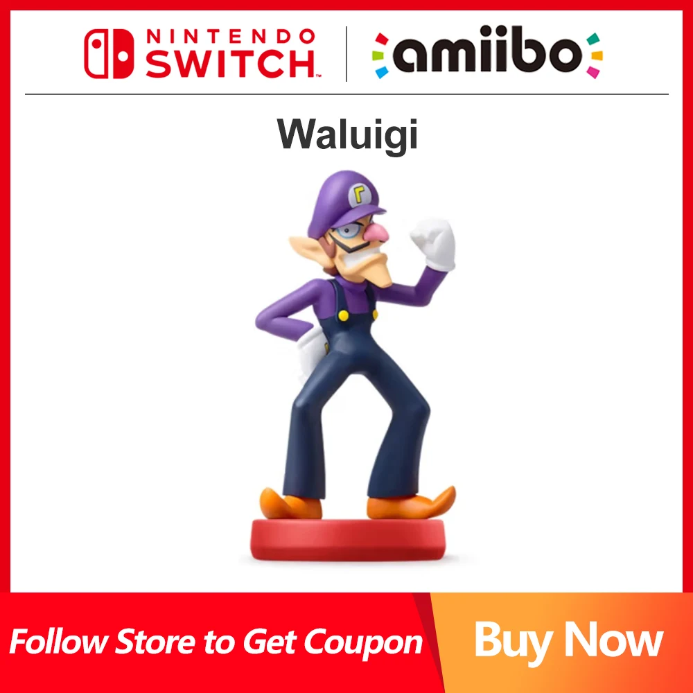 

Nintendo Switch Amiibo Waluigi for Nintendo Switch and Nintendo Switch OLED Game Interaction Model Super Mario Party Series