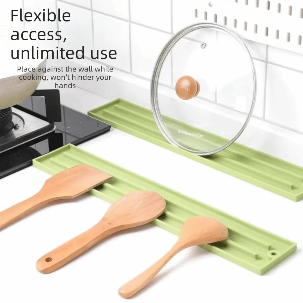 Narrow-Edge Gap Lid Storage Pad High Temperature Resistant Multi-functional Sink Drainage Mat Heat Insulation Stable