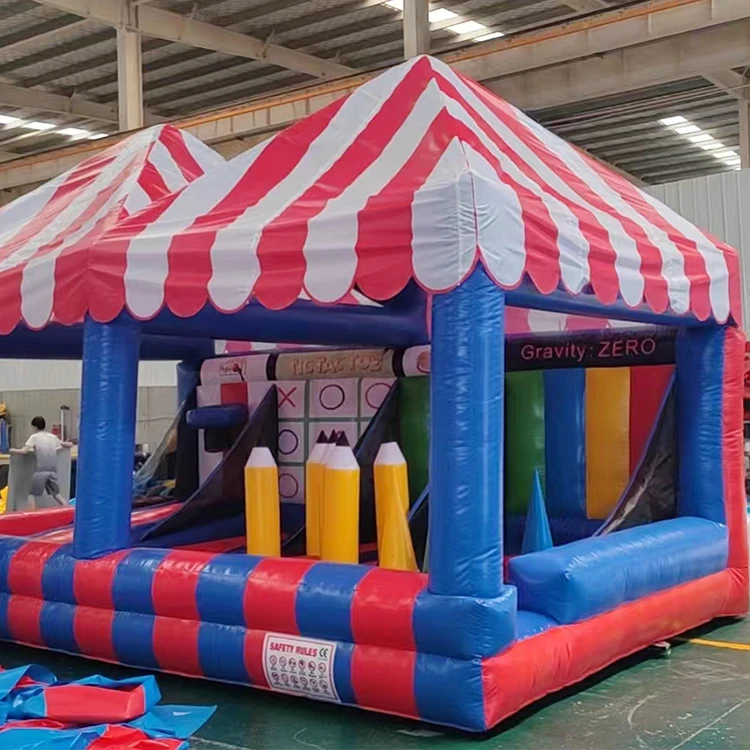 

Wholesale Party Supplier Outdoor Recreational Games Inflatable Carnival Games Booth for Kids and Adults