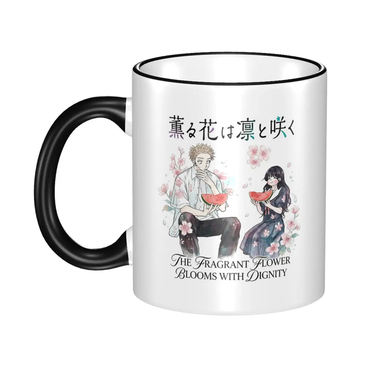 The Fragrant Flower Blooms With Dignity Mug Funny Ceramic Coffee Cups Tea Mugs Milk Cup Drinkware Gift for Woman Man