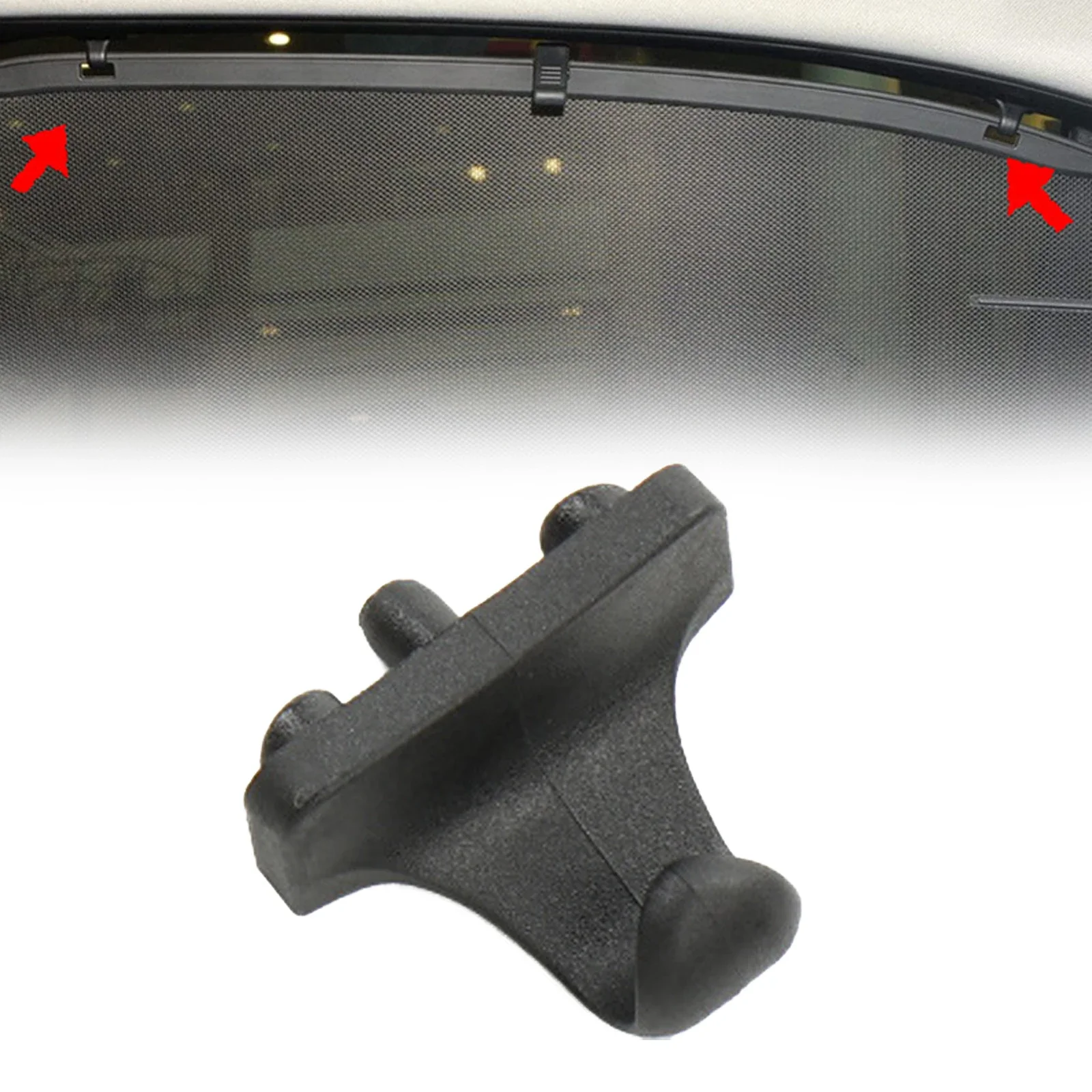 C200L Sunshade Hook A2058120014 Replacement Car Interior Accessories OE Number A2058120014 Plastic Material For Mercedes
