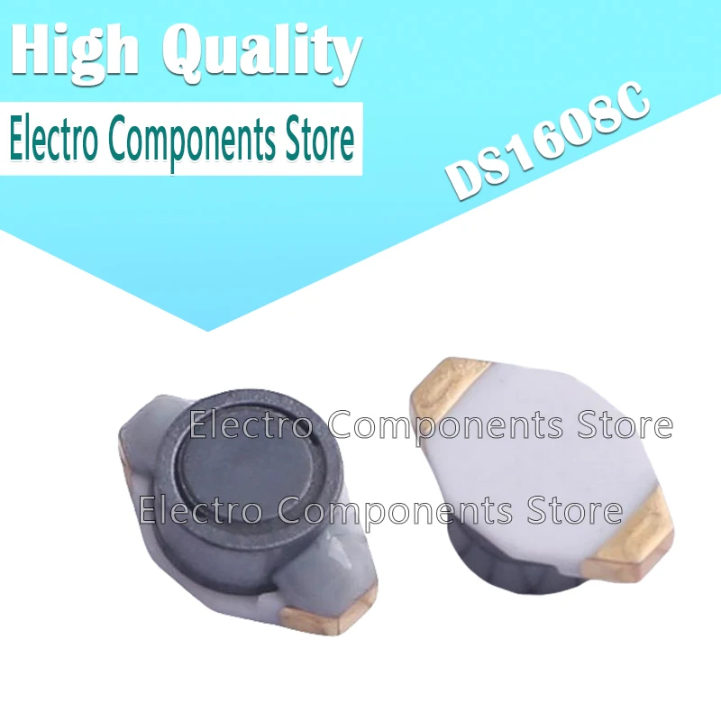 5PCS DS1608C-106MLC (Marking 106) 106 DS1608C SMD Shielded Wound Power Inductor 6.6x4.45x2.92 10mH 17MA