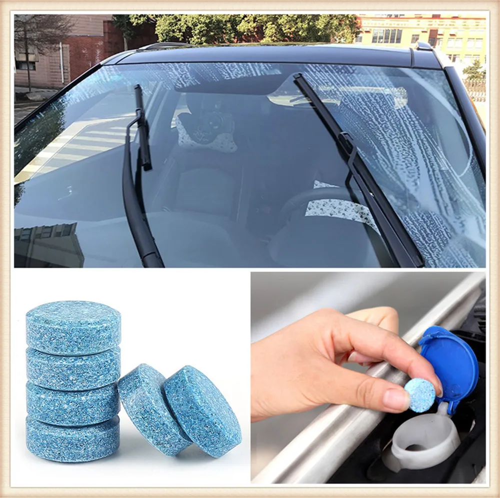 10x Car wiper tablet Window Glass Cleaning Cleaner Accessories for BMW E38 E91 E53 M550d M4 M3 E92 5-series X7 X1 M760Li 635d