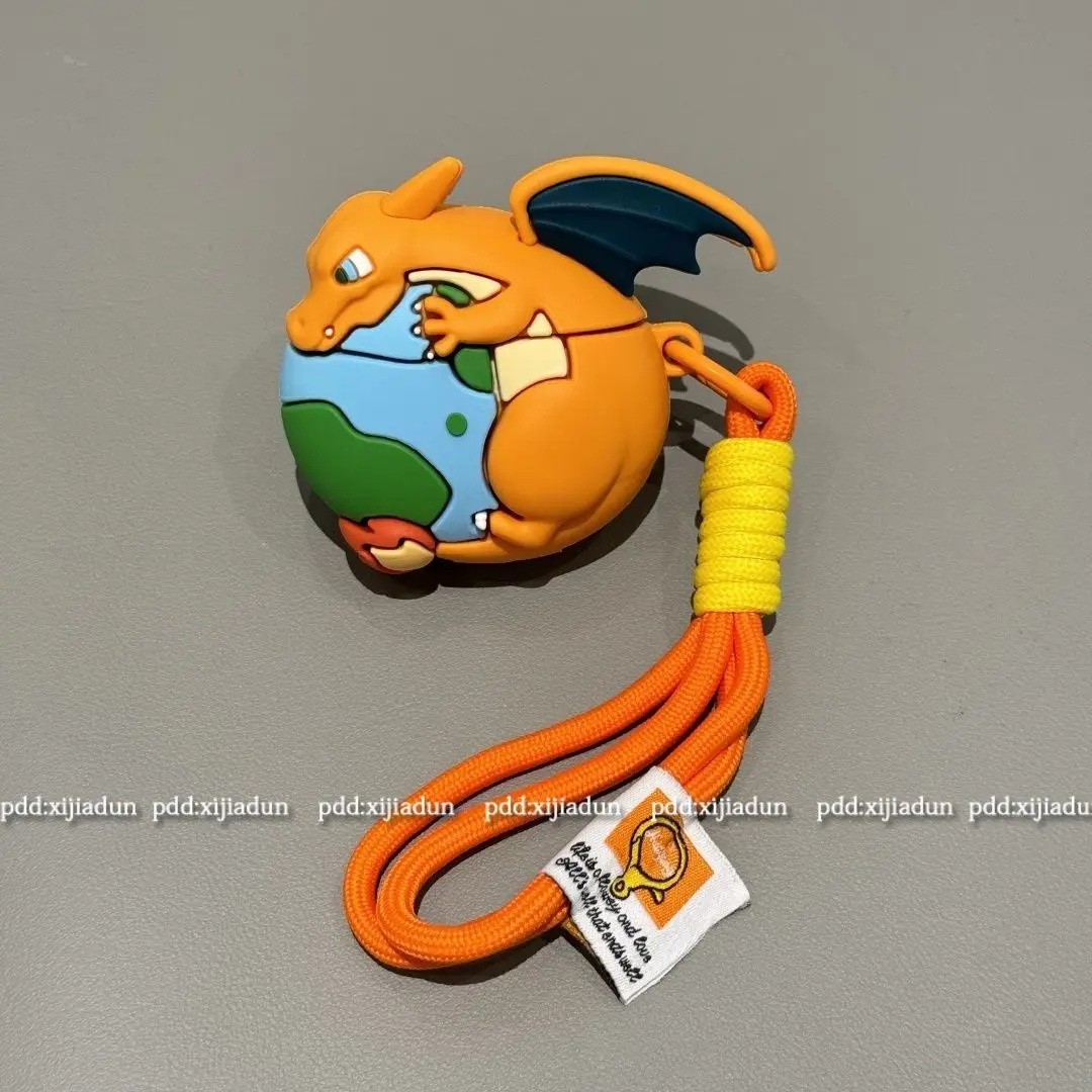 حافظة لهاتف AirPods Pro3 بوكيمون كارتون Charmander غلاف ناعم من السيليكون لأجهزة AirPods Pro2 4 3 غطاء حماية مقاوم للصدمات