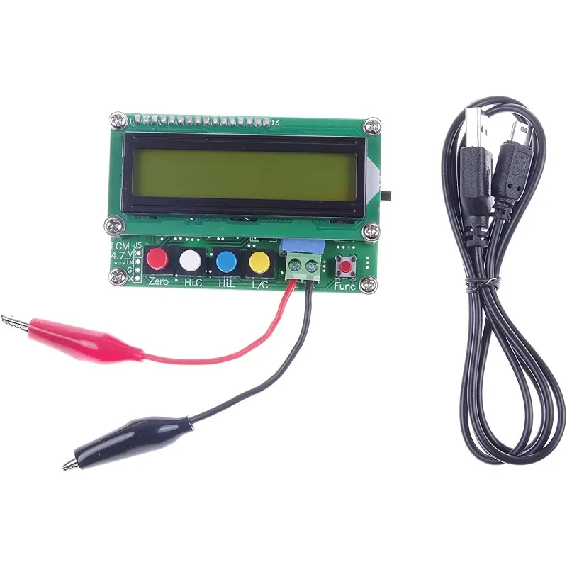 Fully functional digital inductance and capacitance meter LC100-A LC100A universal  capacitance  inductance meter