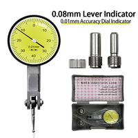 0-0.8mm Level Dial Indicator Magnetic Base Holder Micrometer Precision Indicators Measuring Tools Hour Type Indicator Comparator