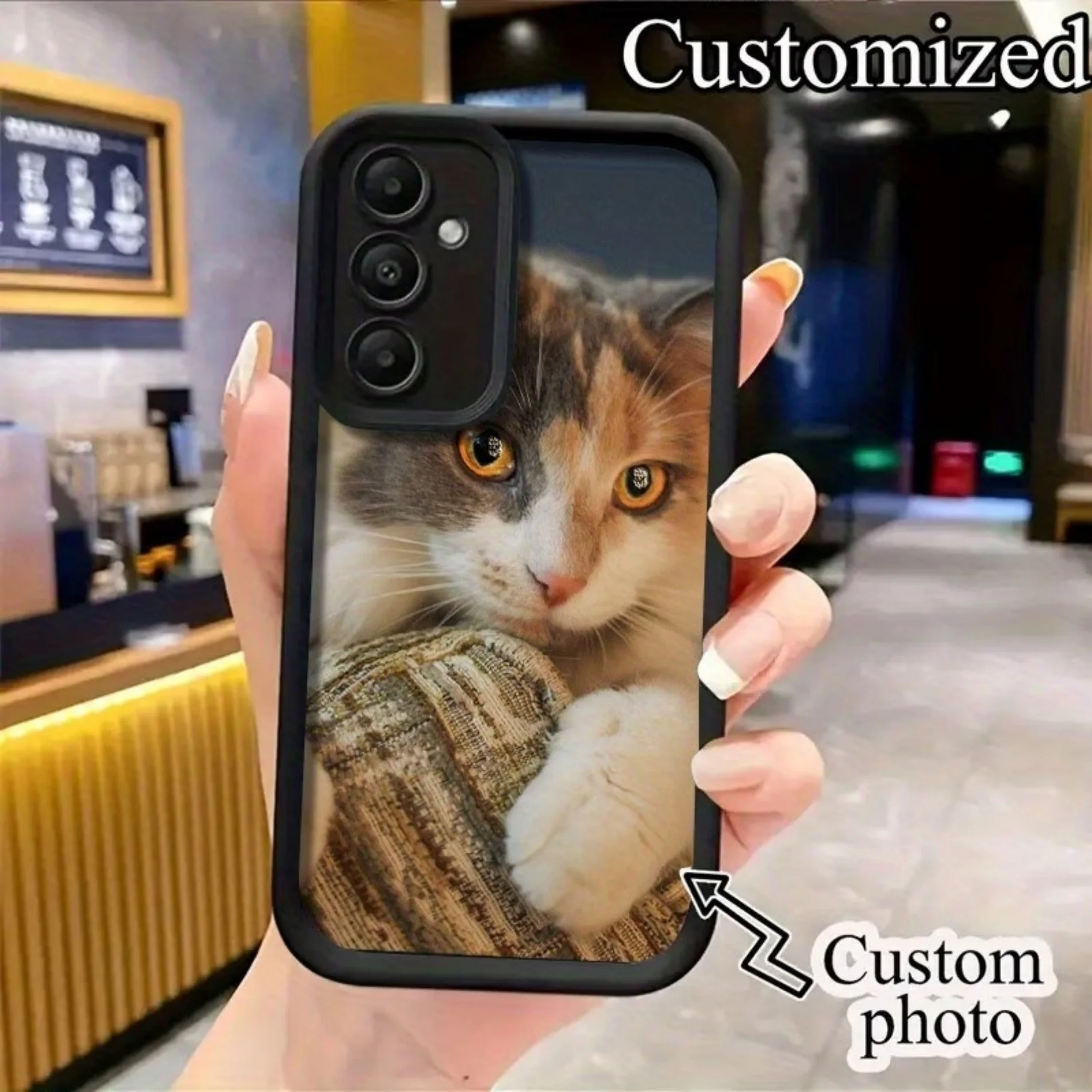 Matte Phone Case For Samsung Galaxy S26 S25 S24 S23 S22 S21 S20 Ultra Plus FE 2022 DIY Customized Pet Photo Silicone Back Cover