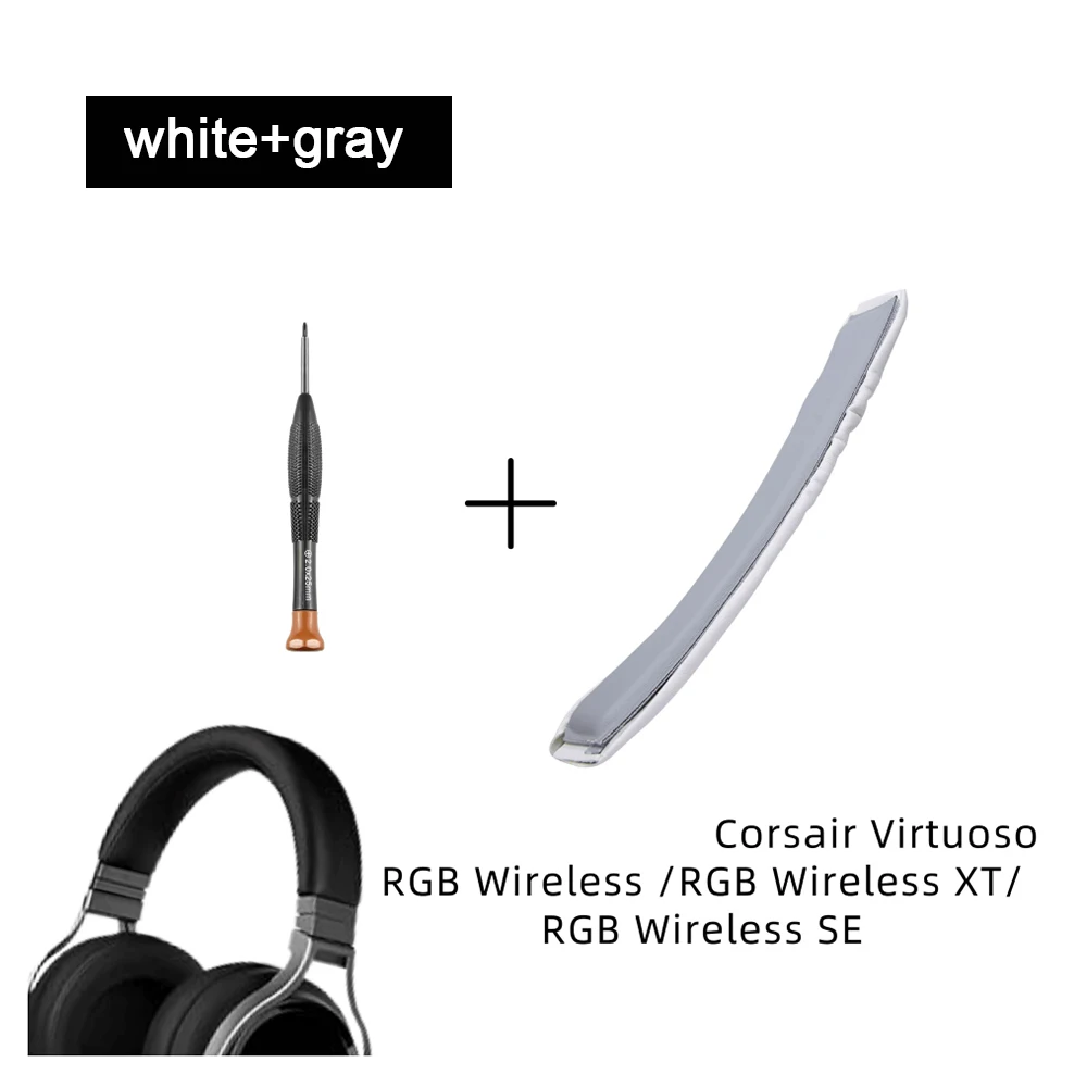 코르세어 버츄오소 RGB 무선 / RGB 무선 XT / RGB 무선 SE 헤드밴드 이어패드 교체용 이어패드 및 헤드밴드 쿠션