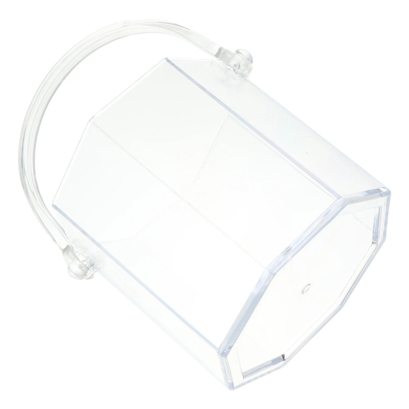 

For Beer Wine Cooler Bucket Beverage Cooling Bar Ice Bucket Party Use Thickened Textured Acrylic One Piece Molding Stable Handle