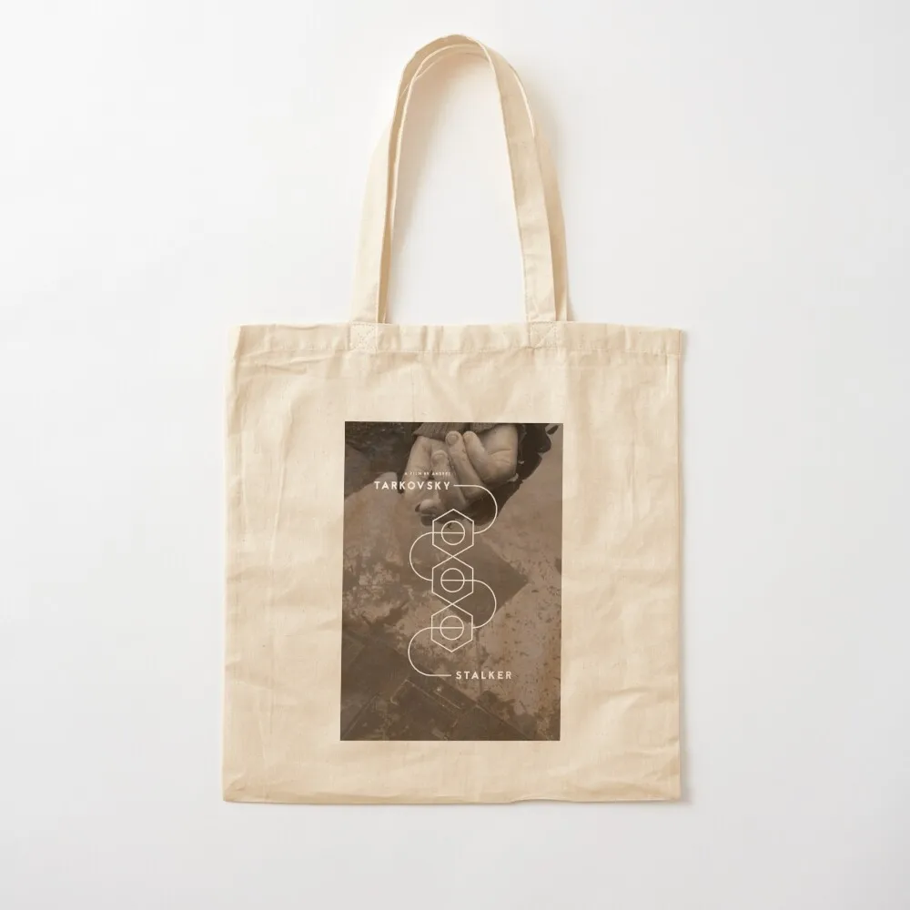 Proud Andrei Tarkovsky Movie Poster Stalker Gifts For Halloween Tote Bag Eco bag tote bags aesthetic shopping bag logo