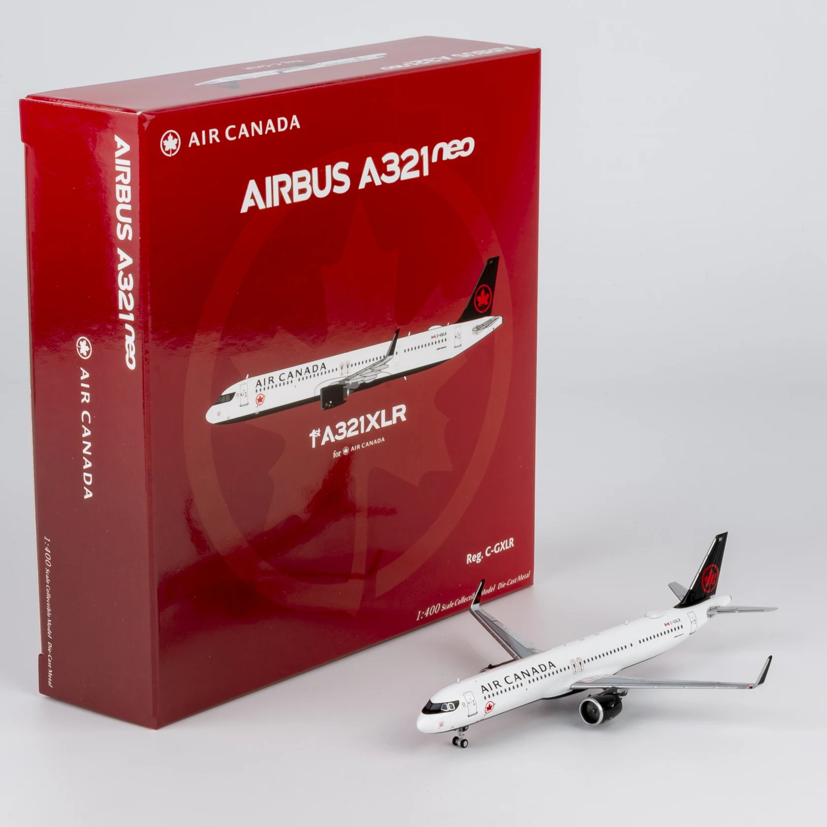 avion-de-collection-en-alliage-13149-modele-ng-1-400-air-canada-staralliance-airbus-a321-xlr-modele-d'avion-en-metal-moule-sous-pression-c-gxlr