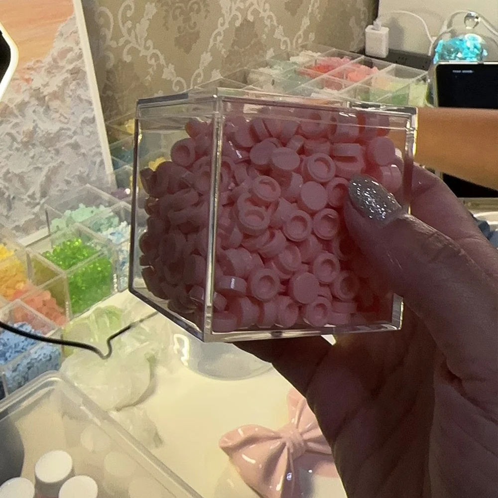 10g-200g Round Brick Fillers, Multicolored Mini Particles for Handmade Crunch Balls, Squeeze Balls and Shaker Charm DIY Crafts