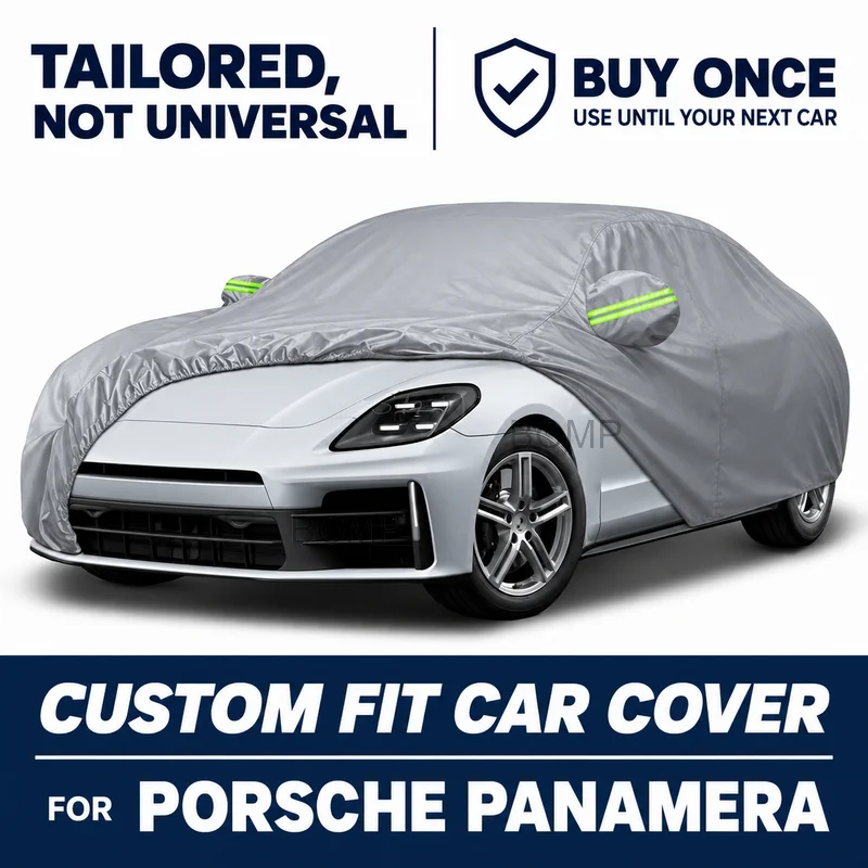 For Porsche Panamera Custom Fit Car Cover Outdoor Protection Dustproof Waterproof All Weather Protection Cover