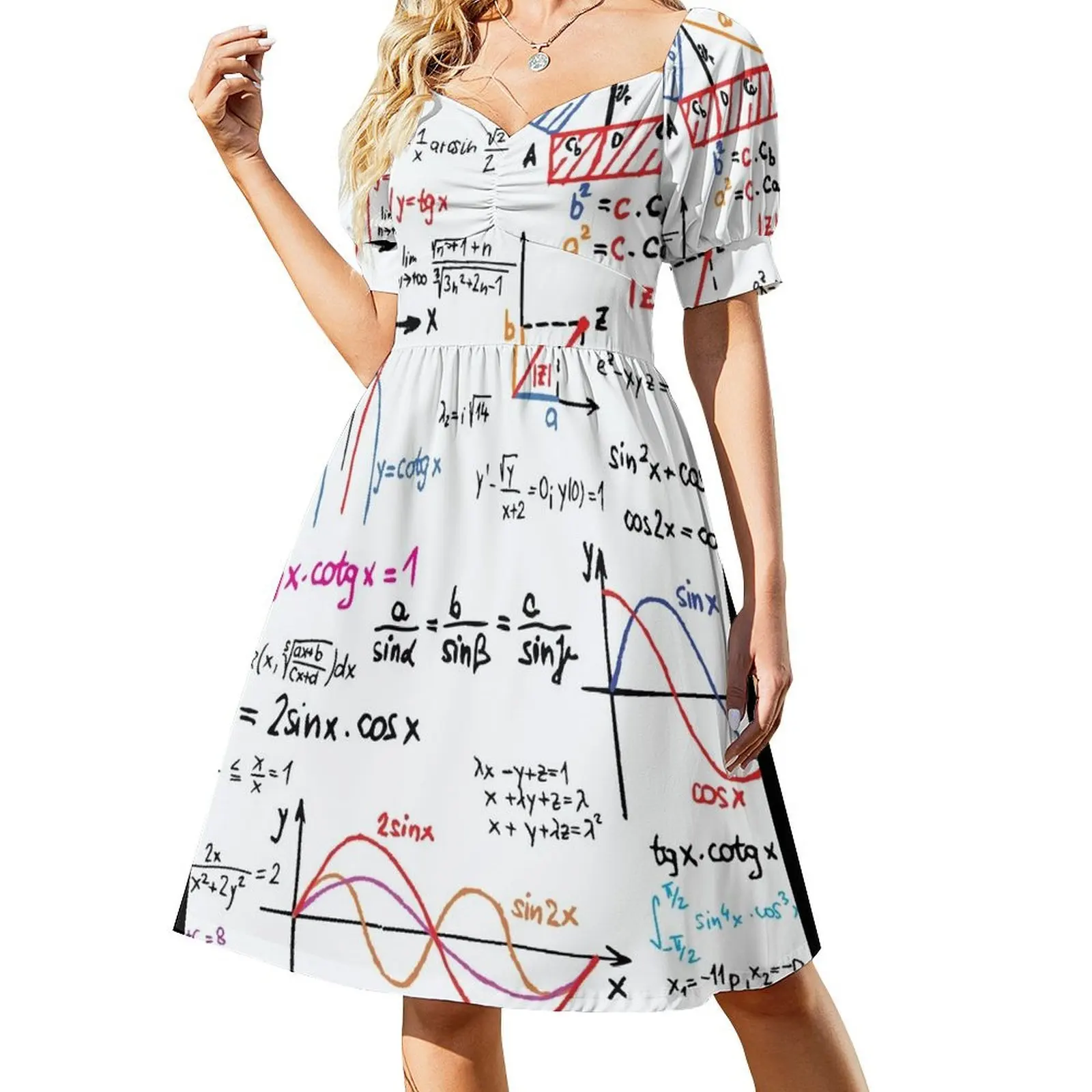 

Mathematics Formulas Numbers Short Sleeved Dress Bridesmaid dress woman Evening dresses dresses for women dresses for prom Dress