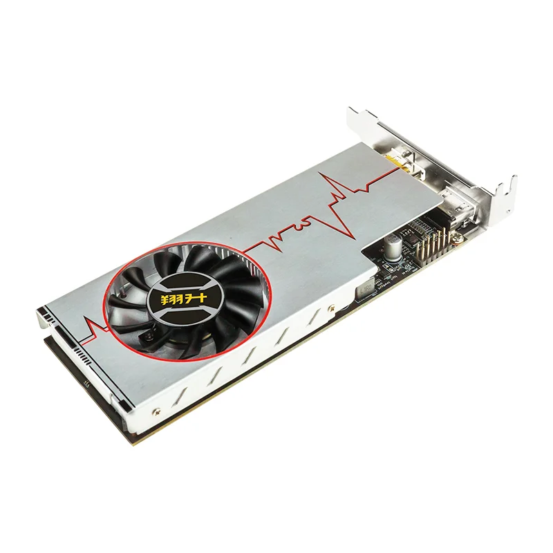 Imagem -05 - Asl-altura Total Perfil Baixo Slim Placa Gráfica de Vídeo Amd Radeon rx 550 4gb Gddr5 128bit Pci-e 3.0 Compatível com Hdmi dp para pc