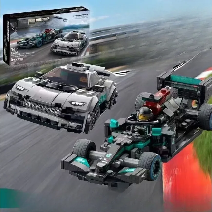 

Creation Official Style Mercedes-Benz F1 & Sports Car Detailed Model Kit Classic Style for Collection Christmas