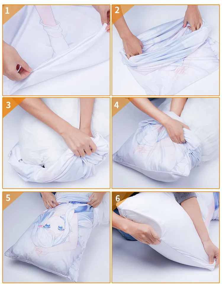 KMS August Dakimakura Azur Lane Game Hugging Pillow Case Otaku Full Body Pillow Cover Cushion Case Home Bedding Gift Decor QYZY view 6