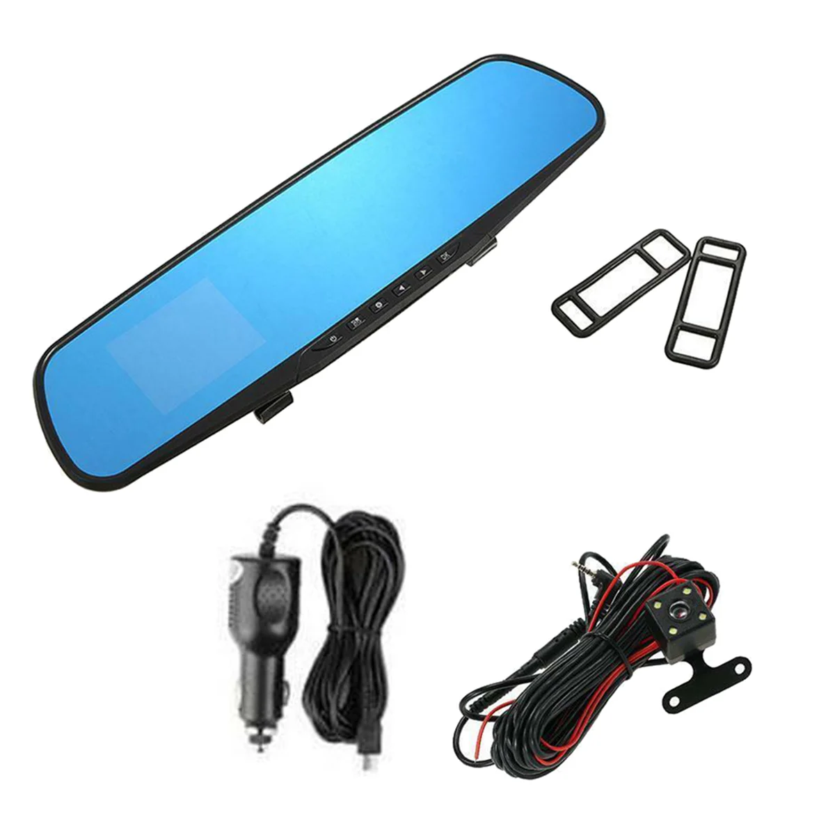 Car DVR Rearview Mirror Car Recorder HD Video Recorder Back-Up Camera Car Accessories