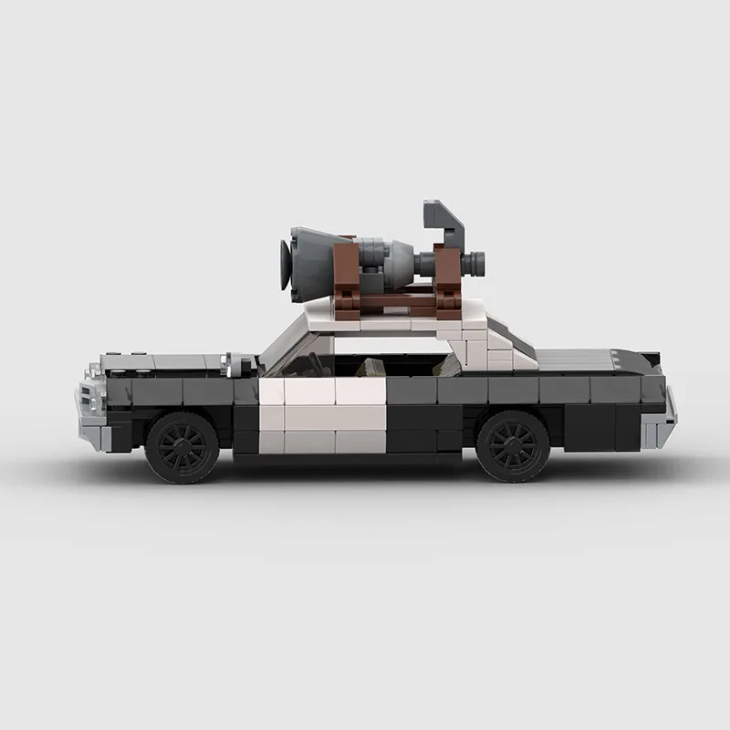 Kit de construção de veículos policiais 311 peças-modelo de cidade compatível com moc para adolescentes e adultos, presente criativo diy com guia