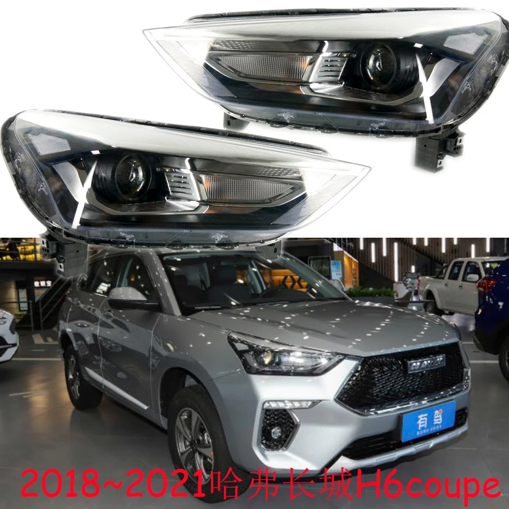 

1 шт., автомобильный бампер, фаара Geatall Hover H6 купе, светодиодная фара 2018 ~ 2021y, автомобильные аксессуары, фара hover H6, противотуманная фара