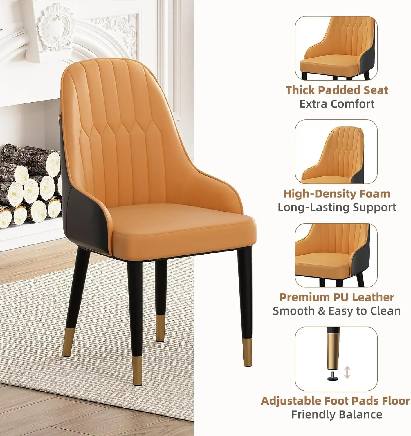 Round Dining Set with Storage 6