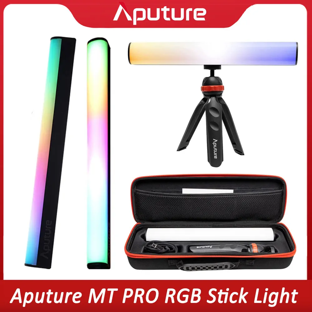 Aputure MT Pro RGB LED Video Light Handheld Tube Wand Stick CTT Photography Lighting APP Control for YouTube Tiktok