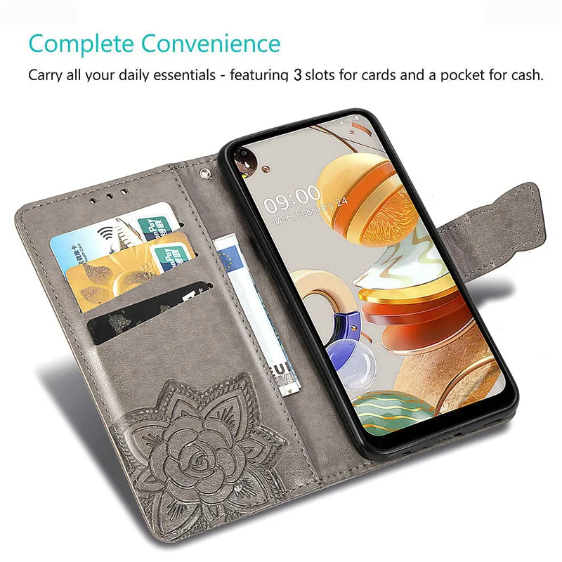 Flip Wallet Case For LG Stylo 6 5 4 7 Velvet 2 Pro 5G LG K61 K53 K71 K40S K50S K40 K51S K50 Q60 K9 K20 K30 K41S K42 K52 K22 Case