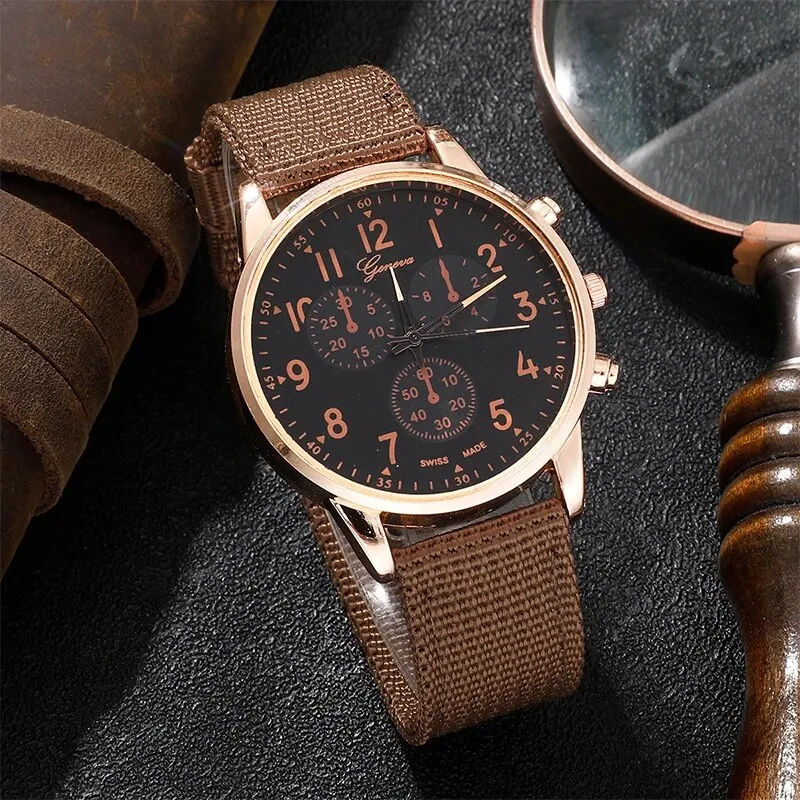 New Mens Fashion Quartz Men Watches Top Brand Luxury Male Clock Watch Sport Wrist Watch Bracelet Set Clock Relogio Masculino