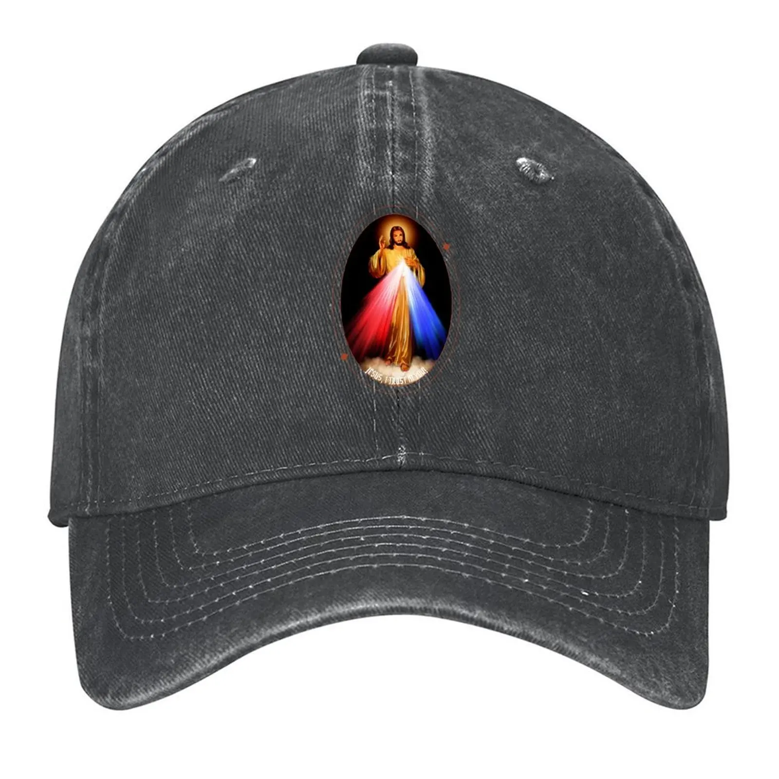 

The Divine Mercy, Jesus I trust in You, Saint Faustina, Divine Mercy Baseball Cap Hat Man For The Sun Anime Hat Female Men's