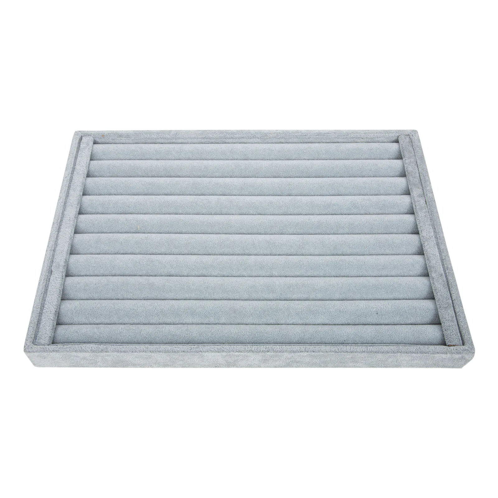 

Ring Display ganizer Tray Multi Slots Holder for Rings Earrings Jewelry Showcase Storage Durable Material Fine Workmanship Keep