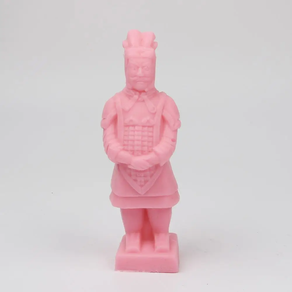 3D silicone soap mold of Terra Cotta Warriors make candles Terracotta Army candle mould