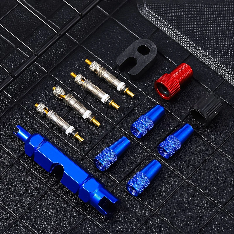 Bicycle Tire Nozzle Wrench Valve Core Disassembly Tools Double-head Portable Removal Disassembly Spanner Bike Repair Tool