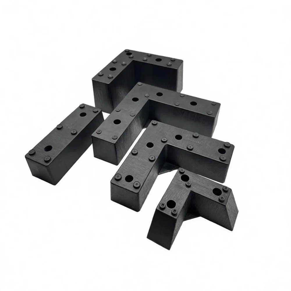Heavy Duty Plastic Furniture Support Legs Sofa Feet L Shaped Bed Cabinet Risers Stable Couch Extension Base New
