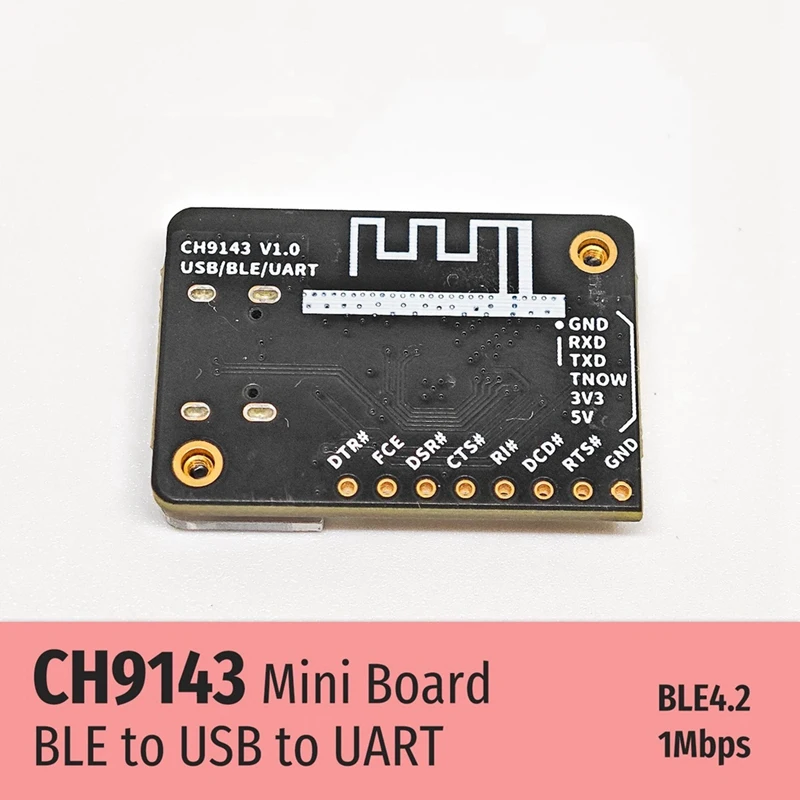 미니 모듈 BLE/UART/USB: 컴팩트 BLE to 직렬/TTL UART 변환 모듈, CH9143