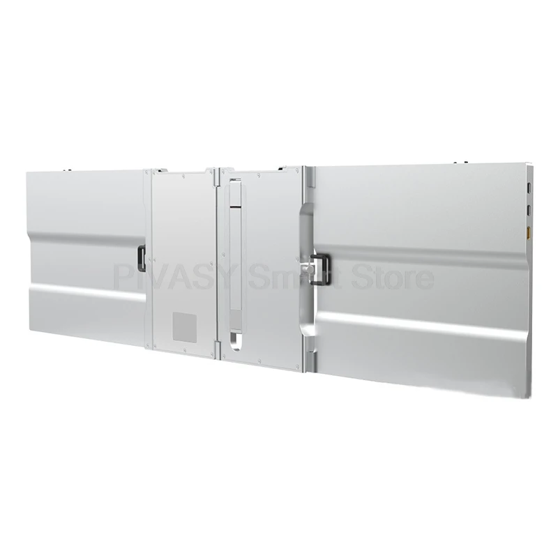 شاشة محمولة مزدوجة الشاشة مقاس 14/15 بوصة عالية الدقة مع جسم معدني رفيع للغاية لتمديد الكمبيوتر المحمول المكتبي متعدد المهام