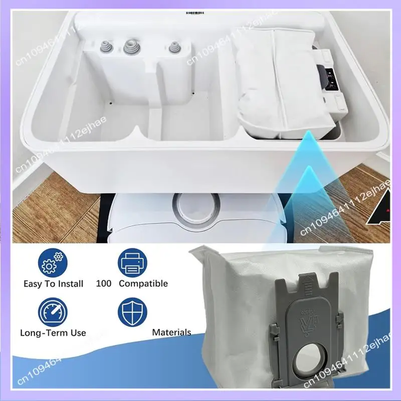 Bolsas de polvo N83R para Roborock S8 Series, Q Series y S7 Maxv Ultra, accesorios para aspiradoras