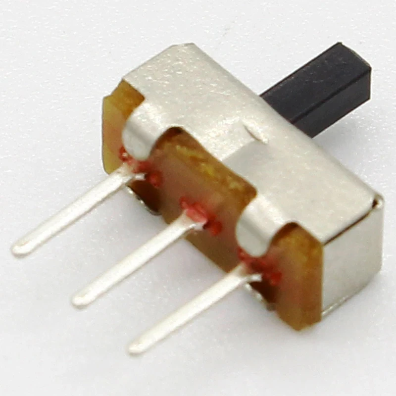 10PCS Slide Switch Micro-power Toggle Switch Single and Double-row Direct-inserted Horizontal Sliding Second Gear Third Gear