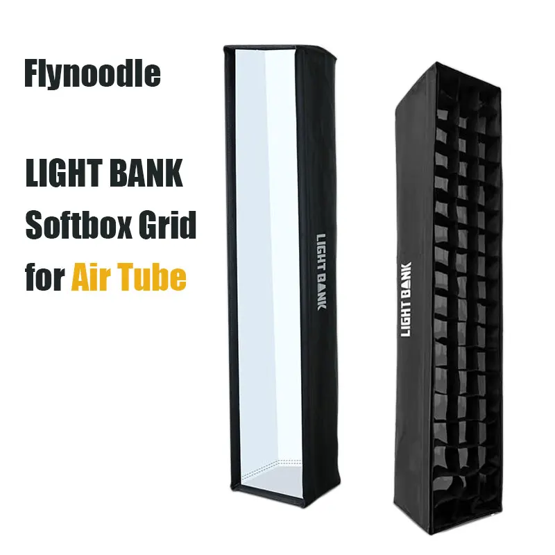 Flynoodle Softbox with Honeycomb Grid Diffuser for Air Tube