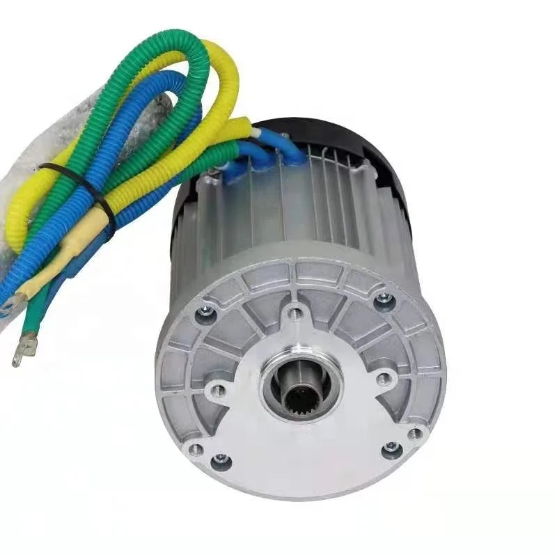 Customized Brushless DC 48V/60V/72V 3kw/4KW/5kw/6KW/7kw/7.5kw BLDC Motor For Electric Vehicle Car Golf  Scooter