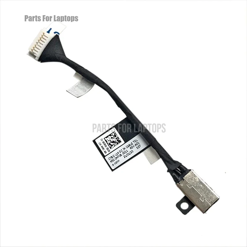 L+10-100pcs For Dell Latitude 3420 3430 3520 3530  450.0NF0B.0011 450.0NF0B.0001 0HJW4D DC in Power Jack Charging Port