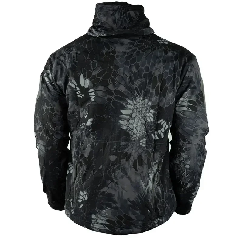 Chaqueta De invierno para hombre Casacos De Inverno Masculino chaqueta con estampado De pitón para exteriores resistente al viento impermeable y al frío deportes