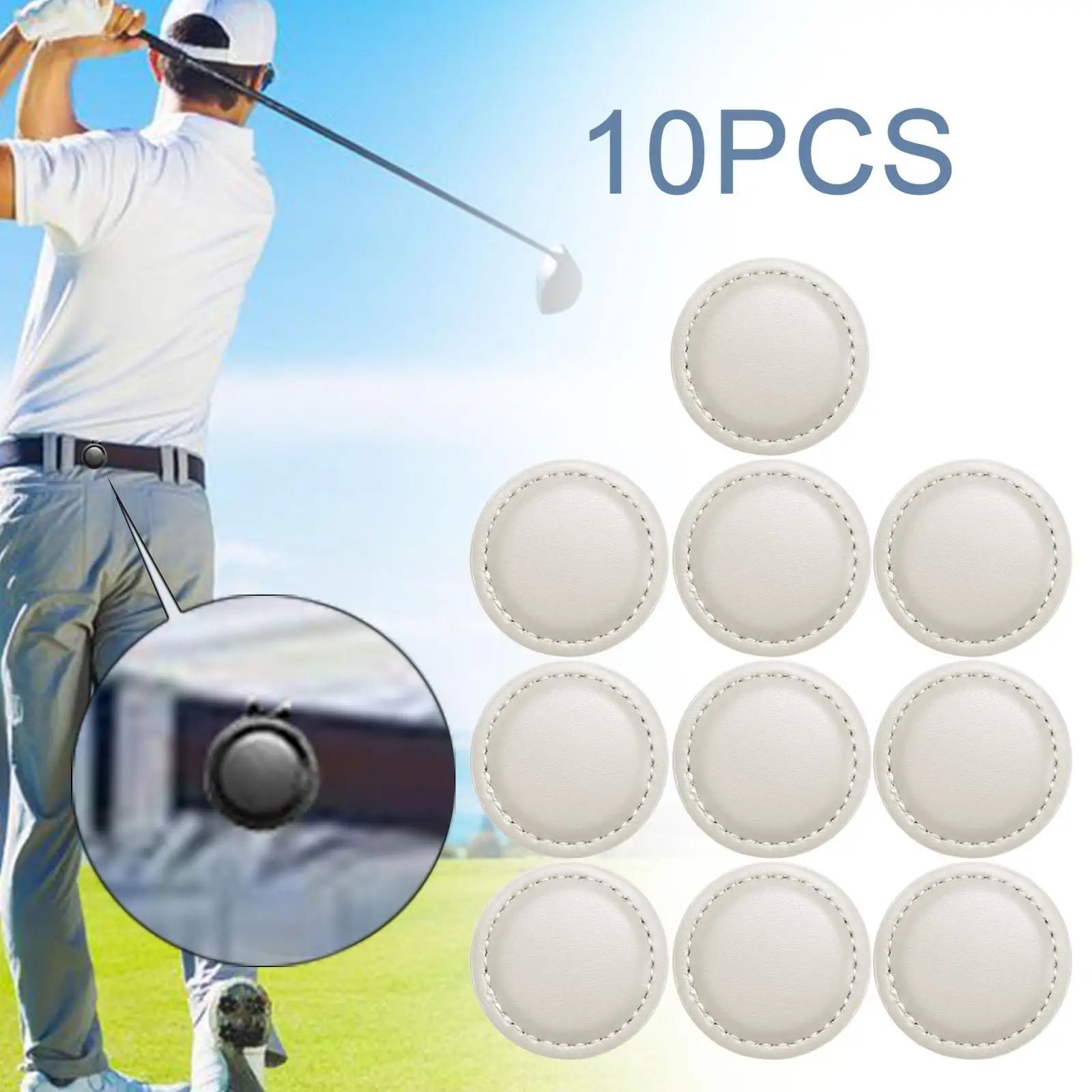 Marqueurs de balle de golf pour l'exercice sportif, équipement de marque, décoration cadeau, entraînement, 10 pièces