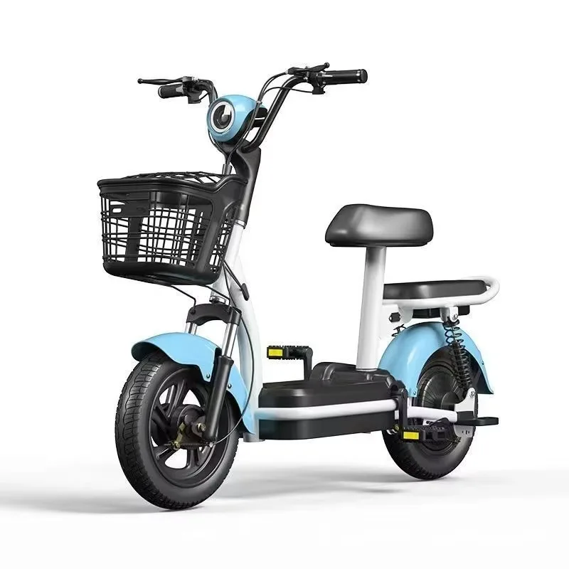 Lvyuan Brushless Carbon Steel Custom-made National Standard 48V Two-wheeler Electric Bicycle 350W Motor 45-60km Range Wholesale