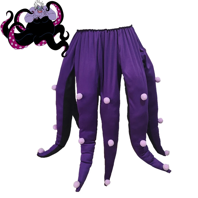 

Взрослый Русалочка Морская Ведьма Хэллоуин Платье Женский Костюм Урсулы